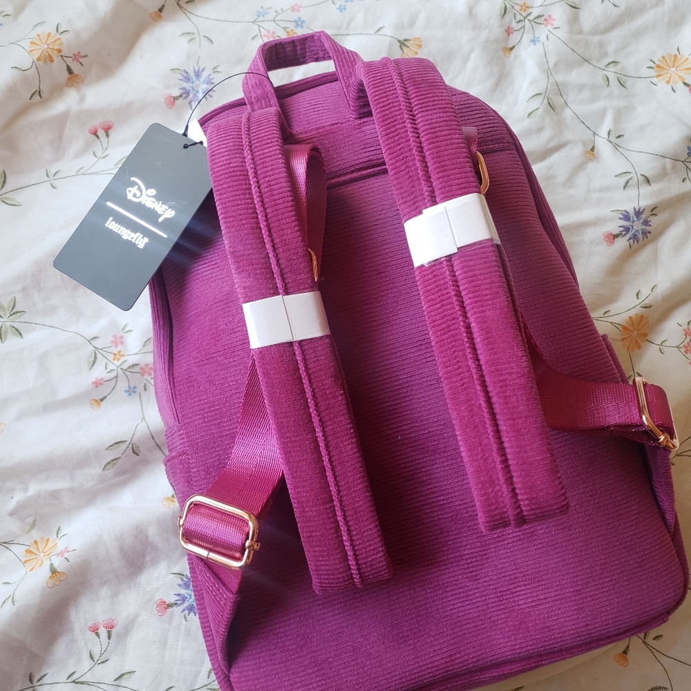 Disney Loungefly Cute Eeyore Cordoroy Mini Backpack - Picture 2 of 5